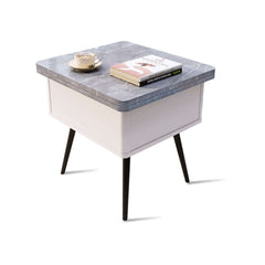 Rectangular Coffee Table With Pine Veneer Top