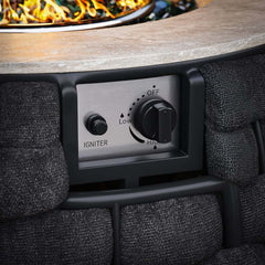 Round Aluminum Alloy Smokeless Propane Fire Pit Table