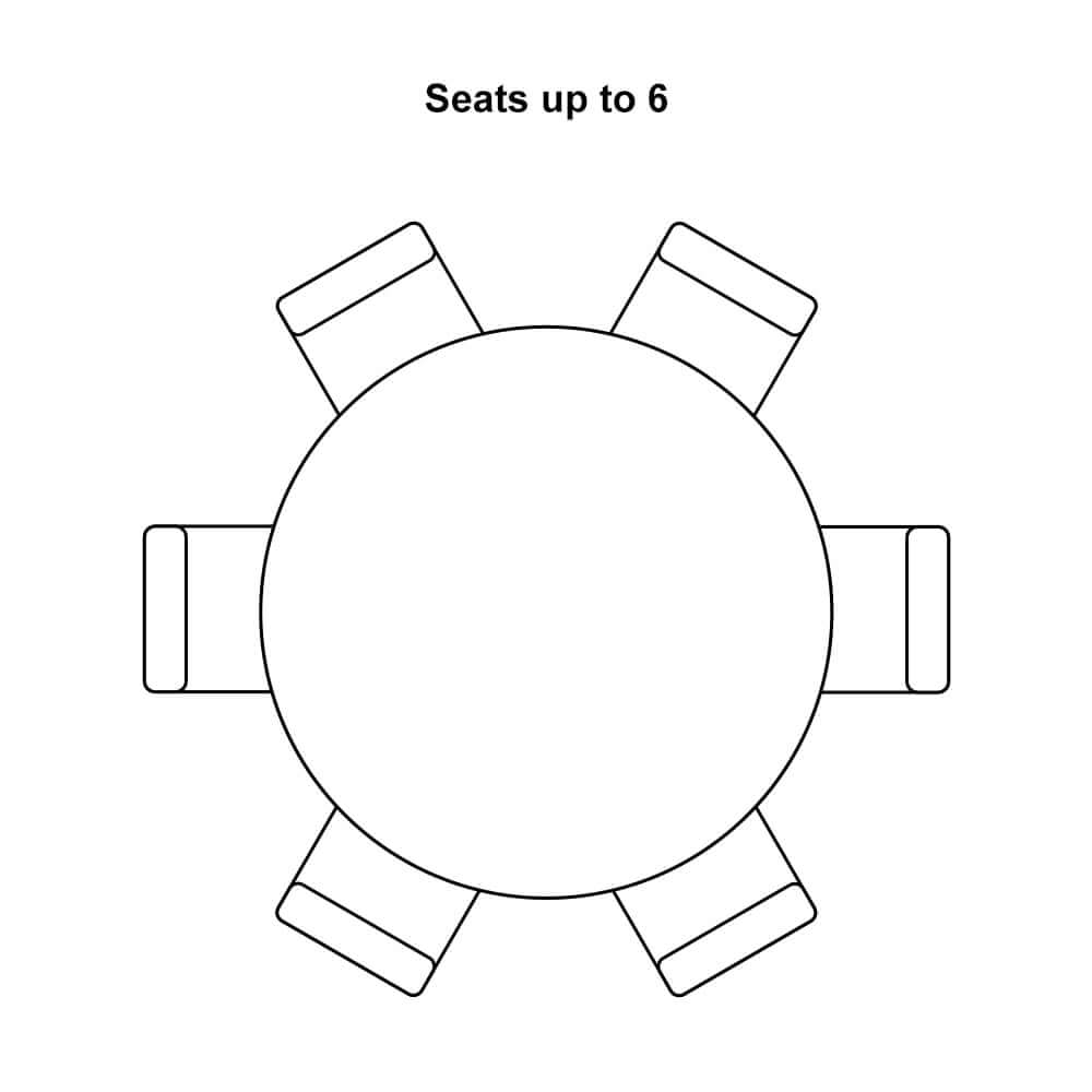 Round Pine Wood Dining Table - Japandi Aesthetic, Seats 8