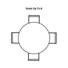 Round Pine Wood Dining Table - Japandi Aesthetic, Seats 8