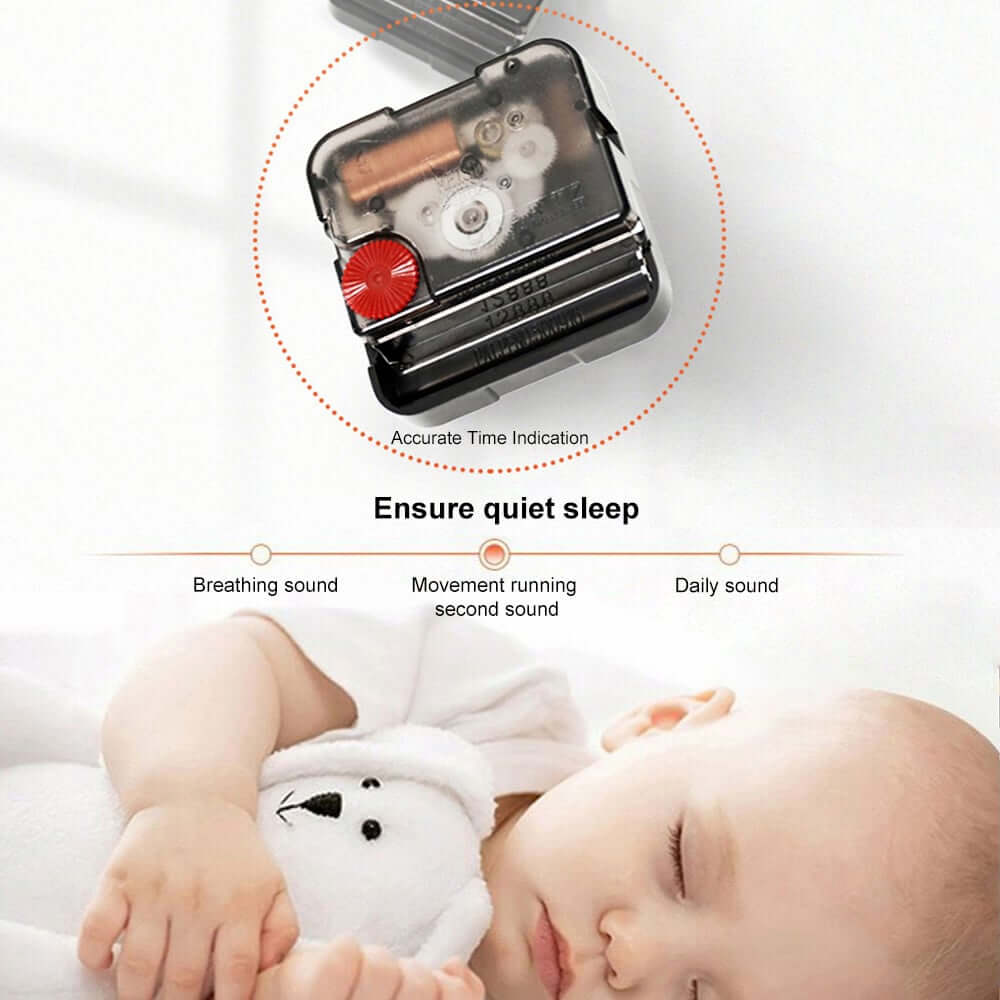 Rustic Wood Wall Clock with Black and Brown Finish