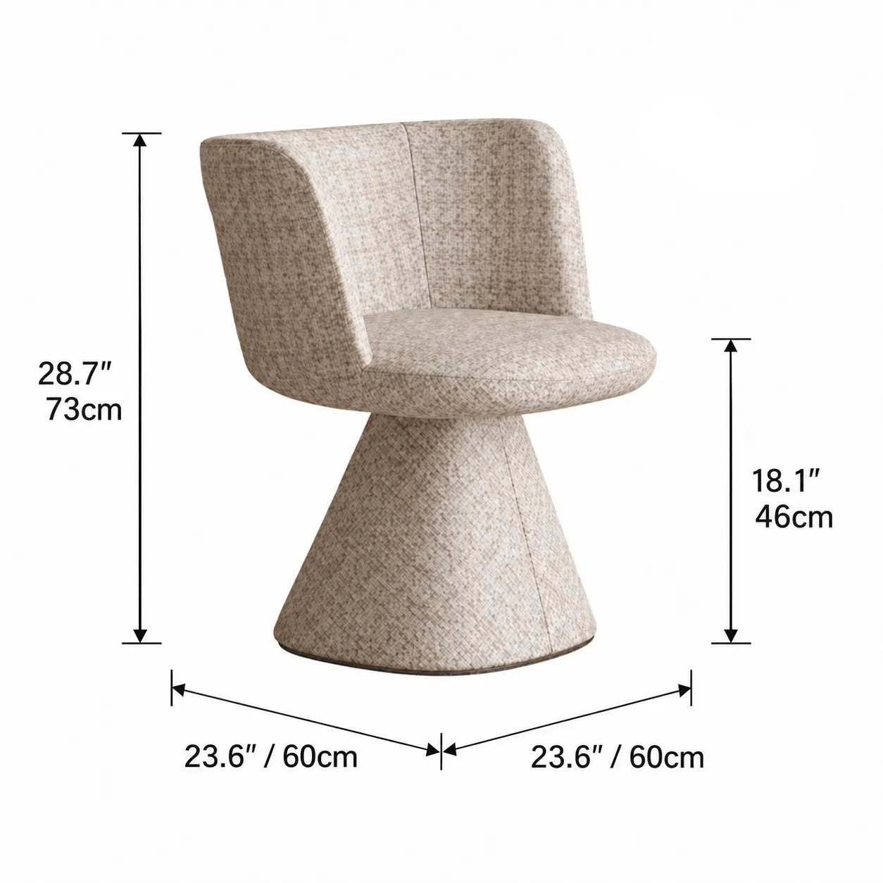 Sculptural Travertine Dining Table with Asymmetric Pedestal for Open Dining Spaces