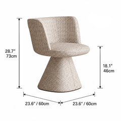 Sculptural Travertine Dining Table with Asymmetric Pedestal for Open Dining Spaces