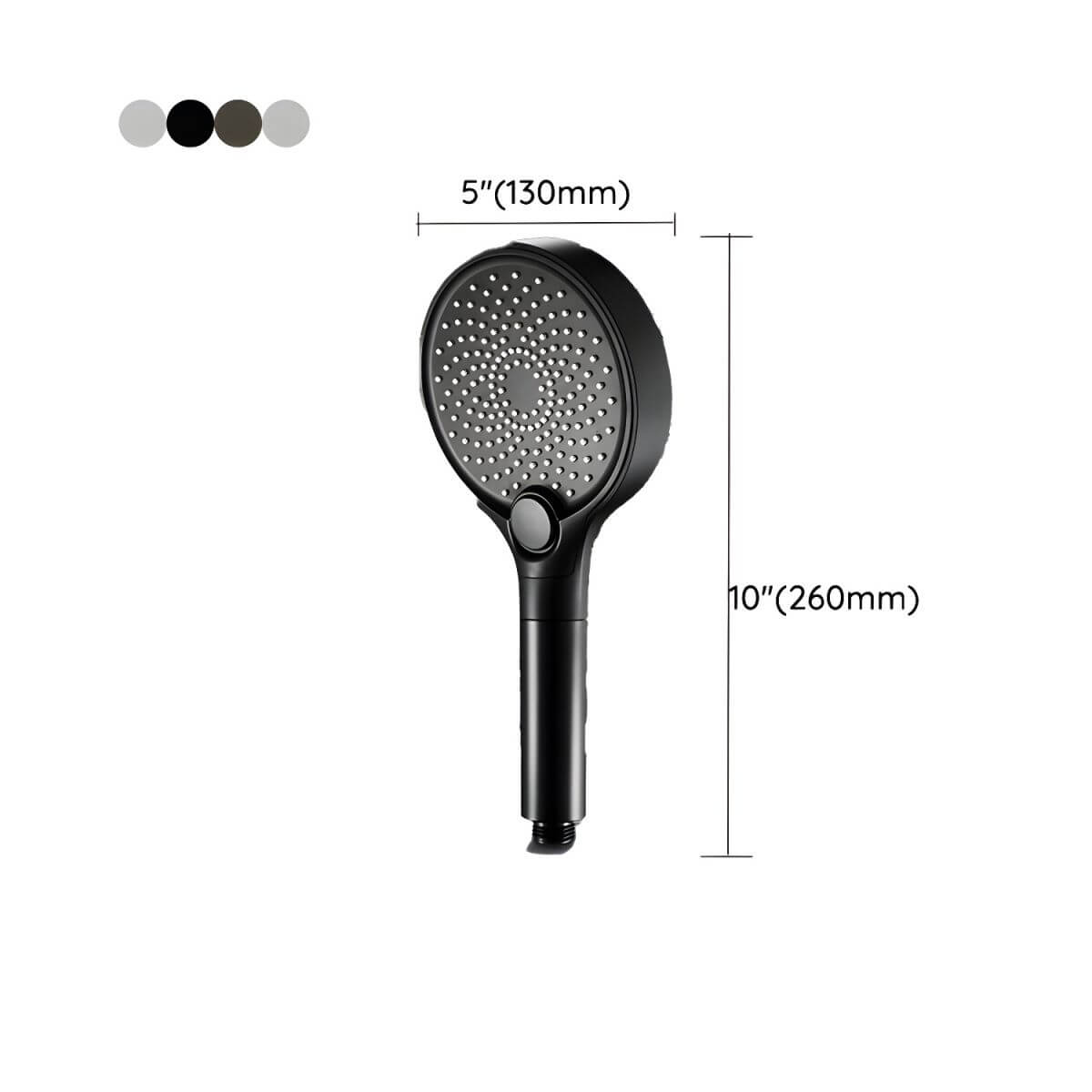 Versatile handheld shower head for customized spray