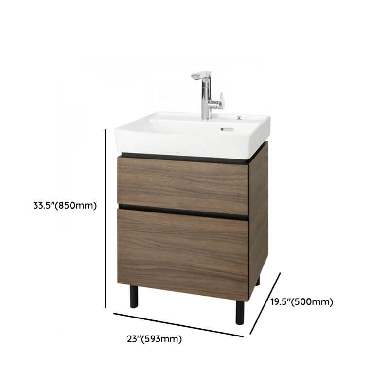 Modern ceramic top of Auburn Bathroom Vanity