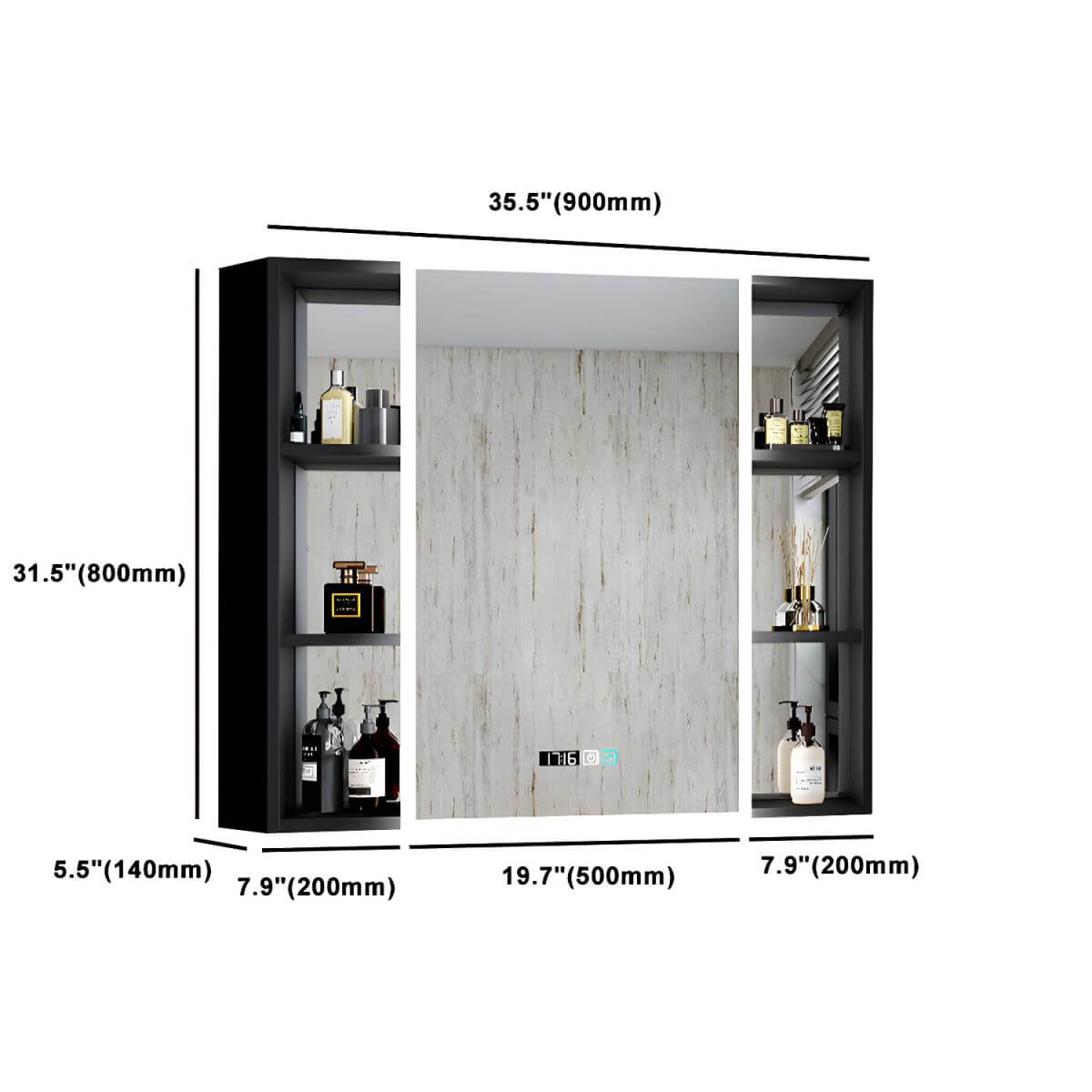 High-quality modern cabinet for toiletries