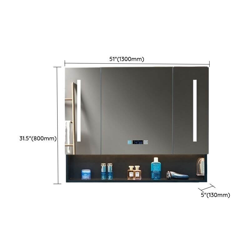 USB electrical outlet on medicine cabinet