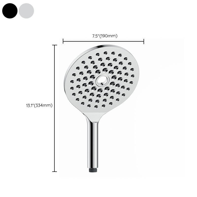 Elegant modern bathroom with handheld shower head