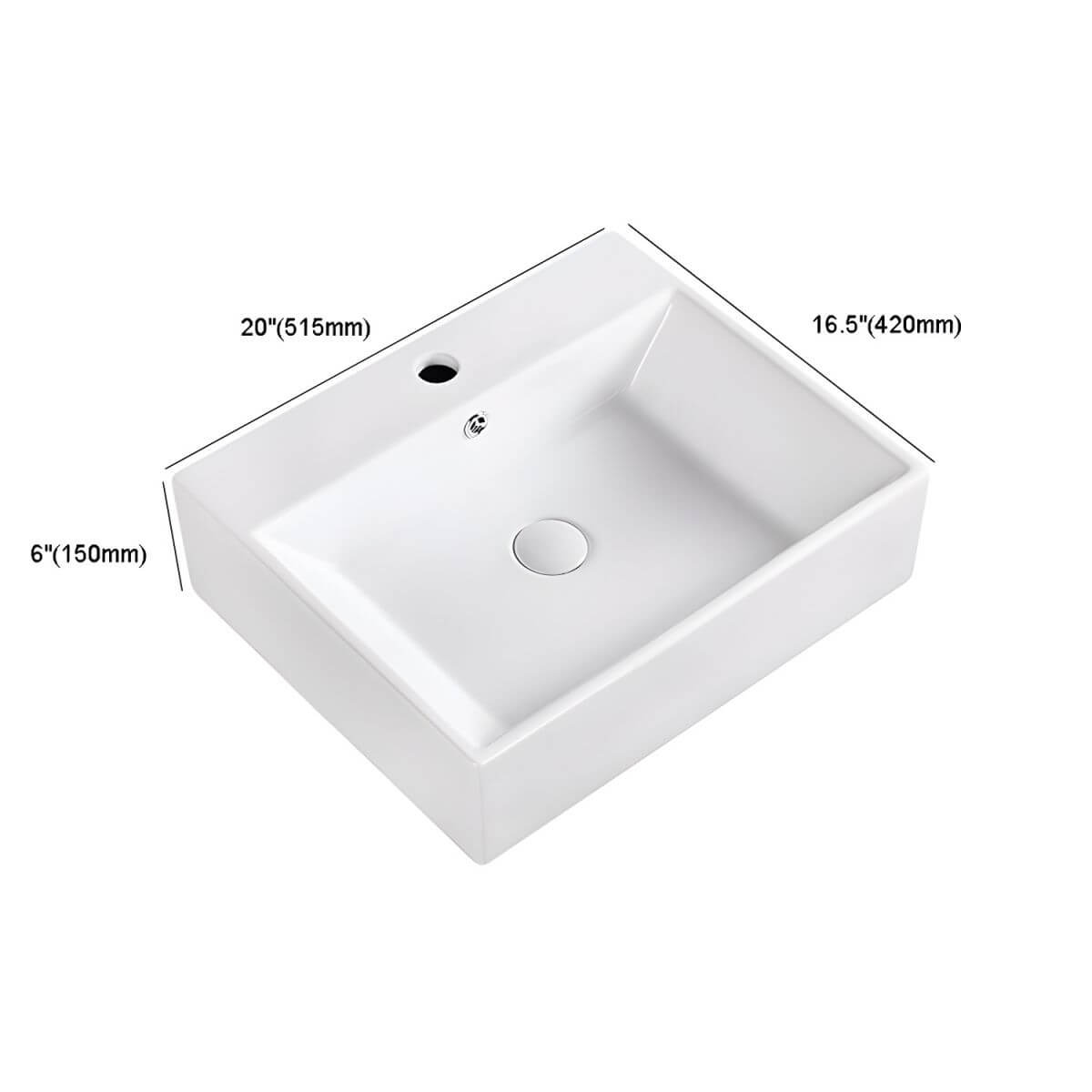 high-quality ceramic vessel sink