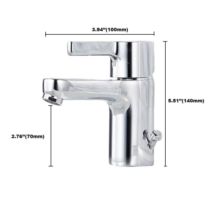 Modern one-handle faucet design