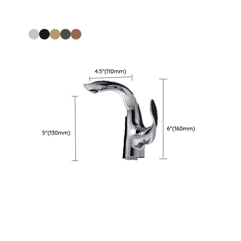 Stylish Gold Vessel Sink Faucet