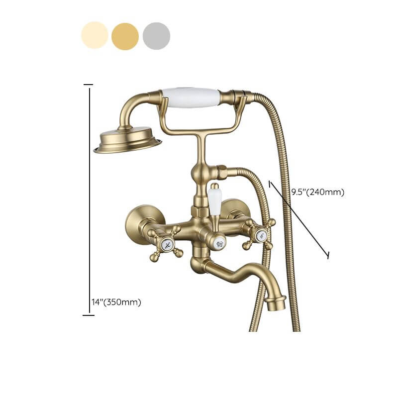 traditional style bathroom with bathtub faucet