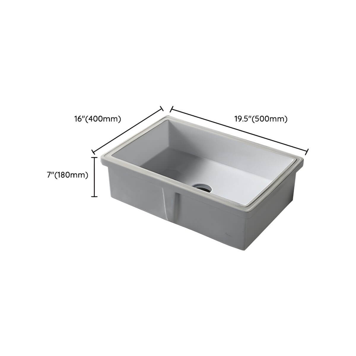 Fade-resistant finish bathroom sink