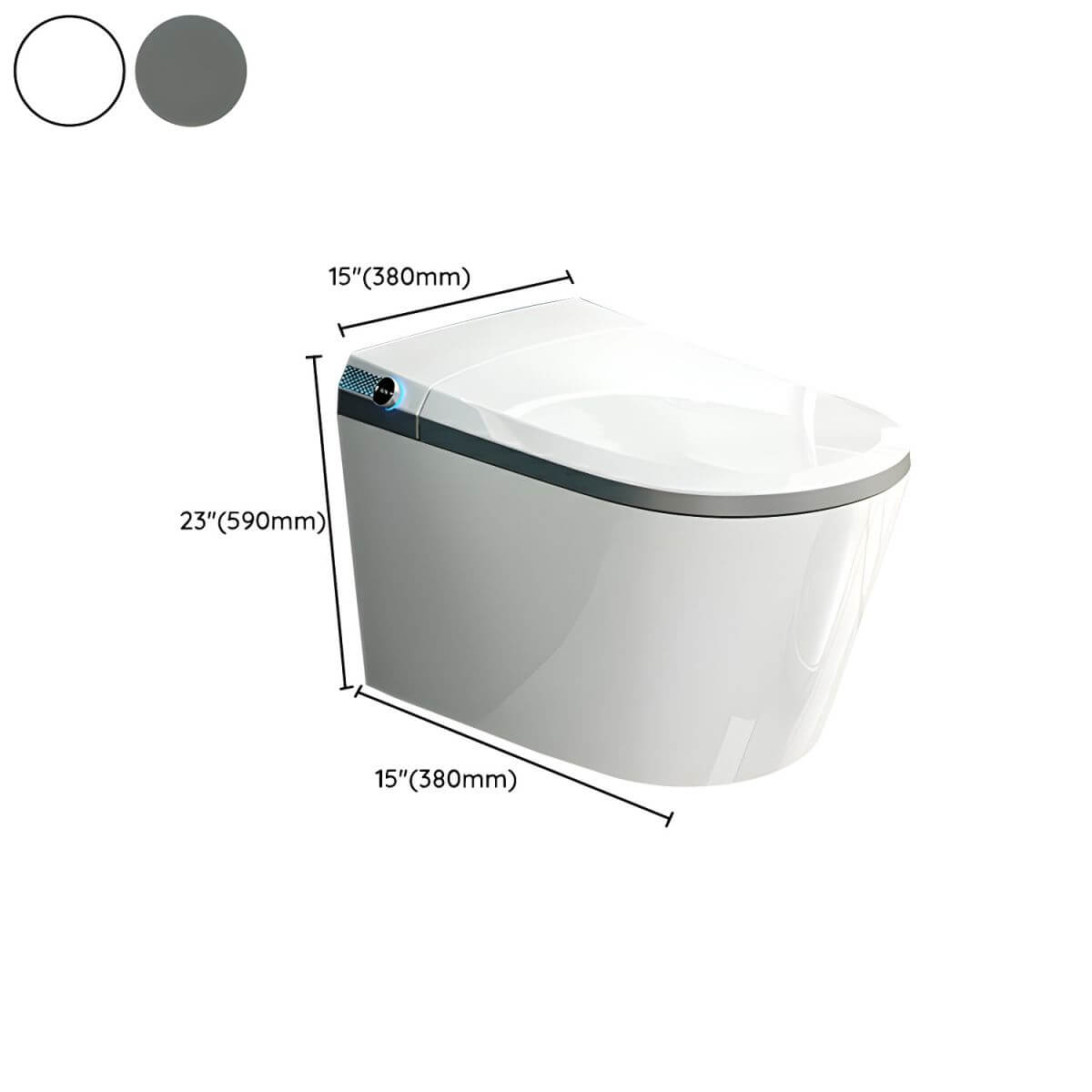 Modern Bathroom Features Heated Bidet Seat