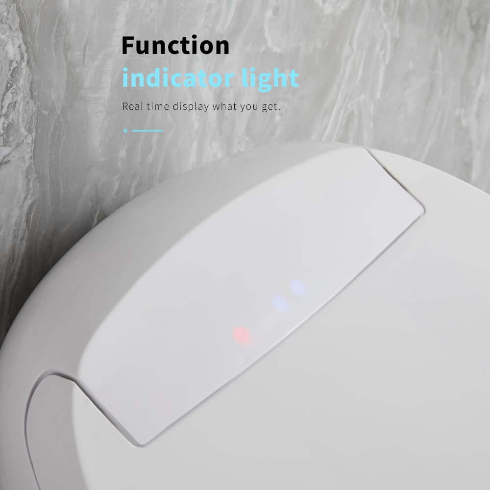 Smart Bidet Toilet with Heated Seat and Auto Flush Features