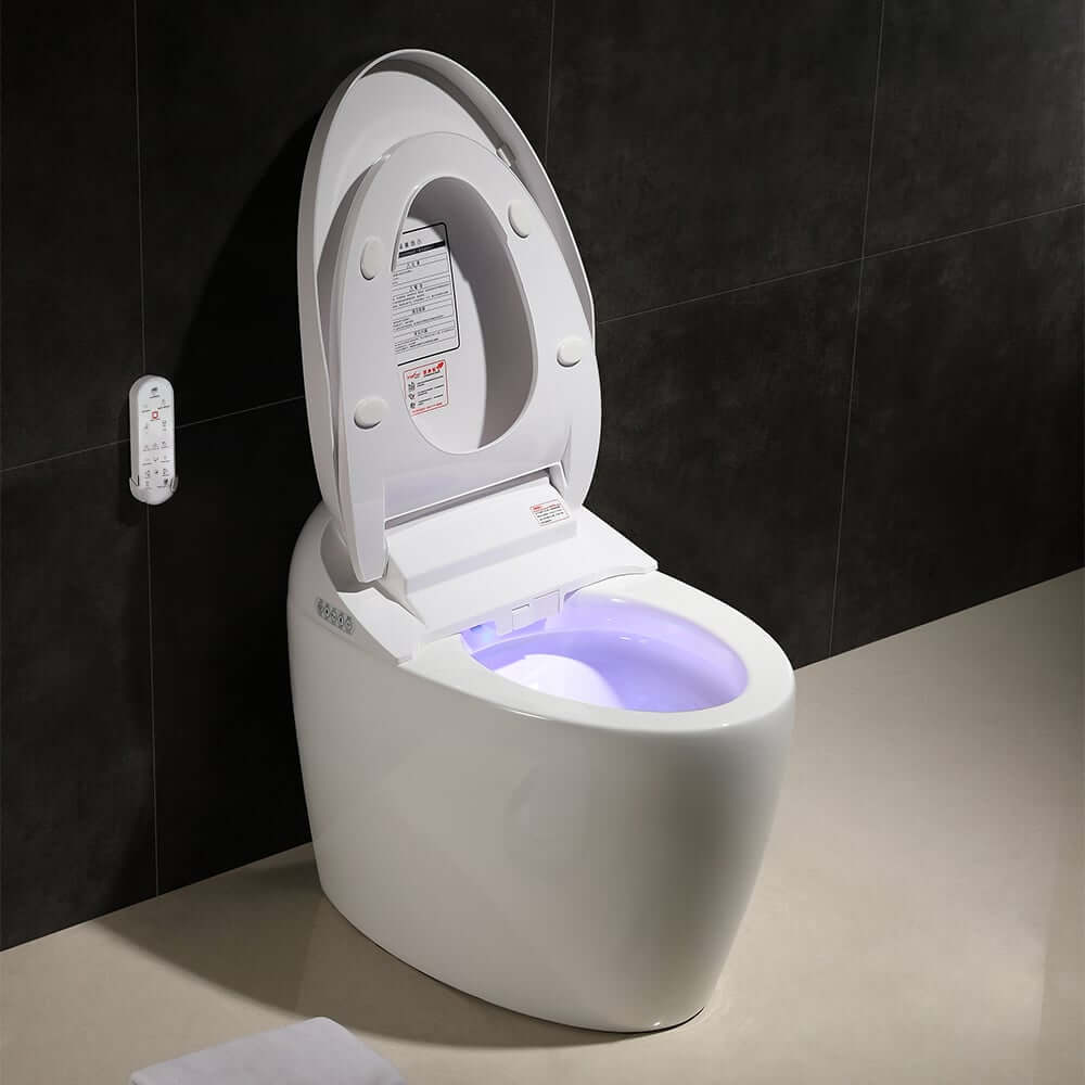 Smart Bidet Toilet with Heated Seat and Auto Flush Features