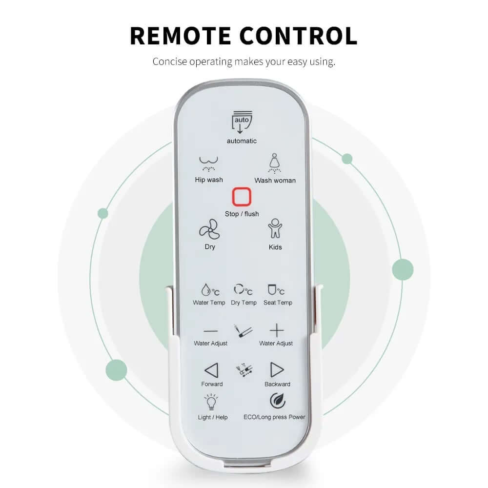 Smart Bidet Toilet with Heated Seat and Auto Flush Features