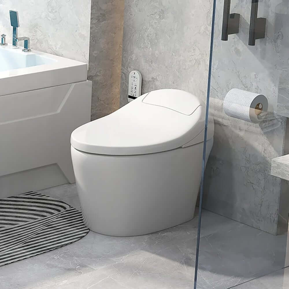 Smart Bidet Toilet with Heated Seat and Auto Flush Features