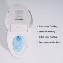 Smart Bidet Toilet with Heated Seat and Auto Flush Features