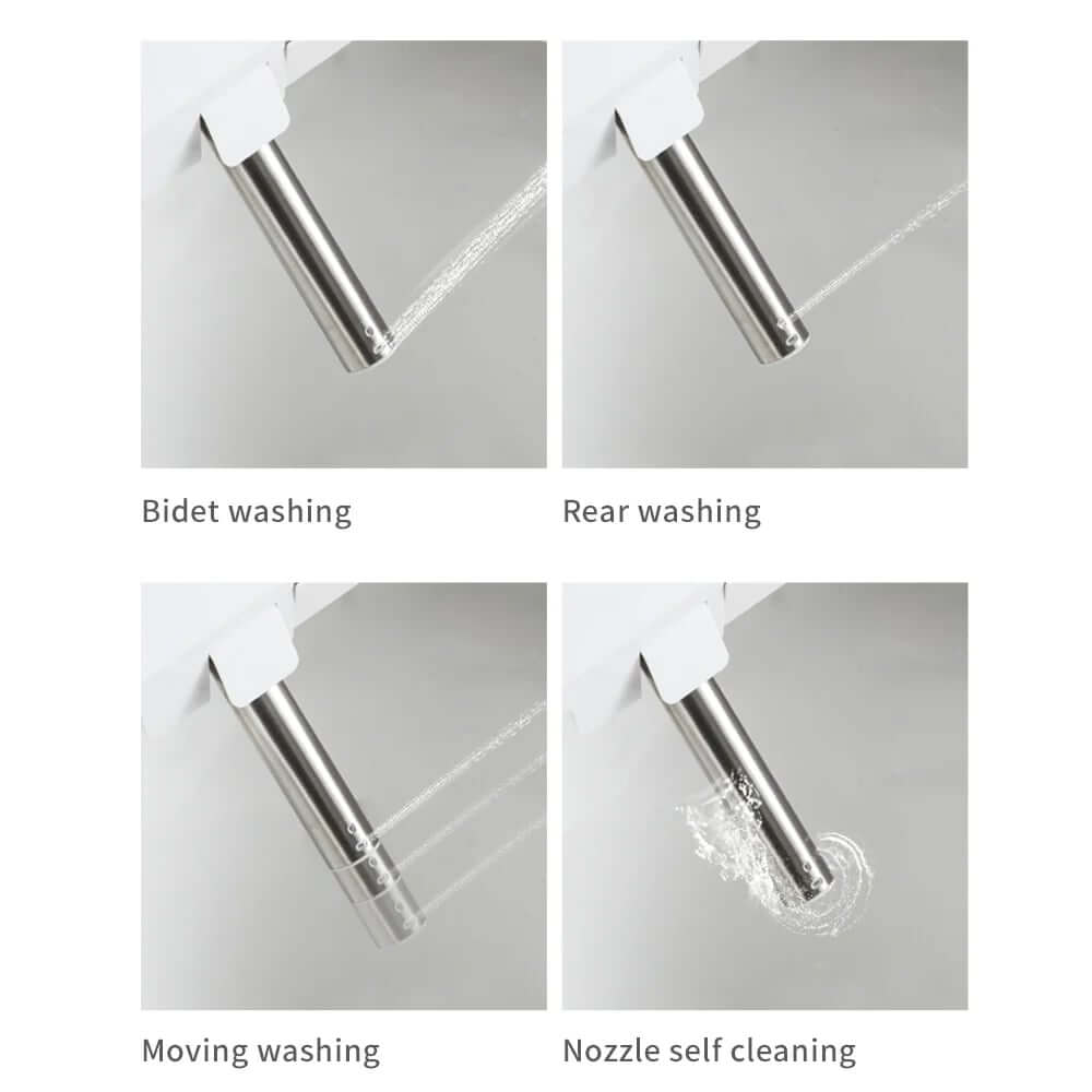 Smart Bidet Toilet with Heated Seat and Auto Flush Features