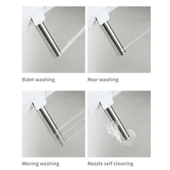Smart Bidet Toilet with Heated Seat and Auto Flush Features