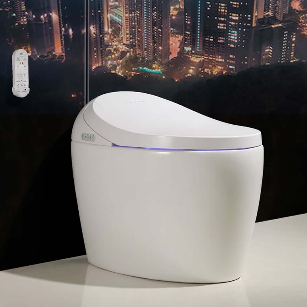 Smart Bidet Toilet with Heated Seat and Auto Flush Features Main Product Image