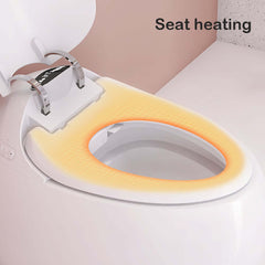 Smart Elongated Bidet Toilet with Adjustable Heated Seat and Auto Flush
