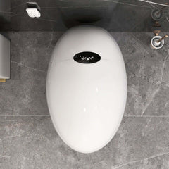 Smart Elongated Bidet Toilet with Adjustable Heated Seat and Auto Flush
