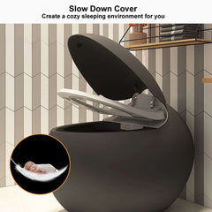 Smart Elongated Bidet Toilet with Adjustable Heated Seat and Auto Flush