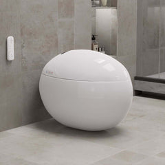 Smart Elongated Bidet Toilet with Adjustable Heated Seat and Auto Flush