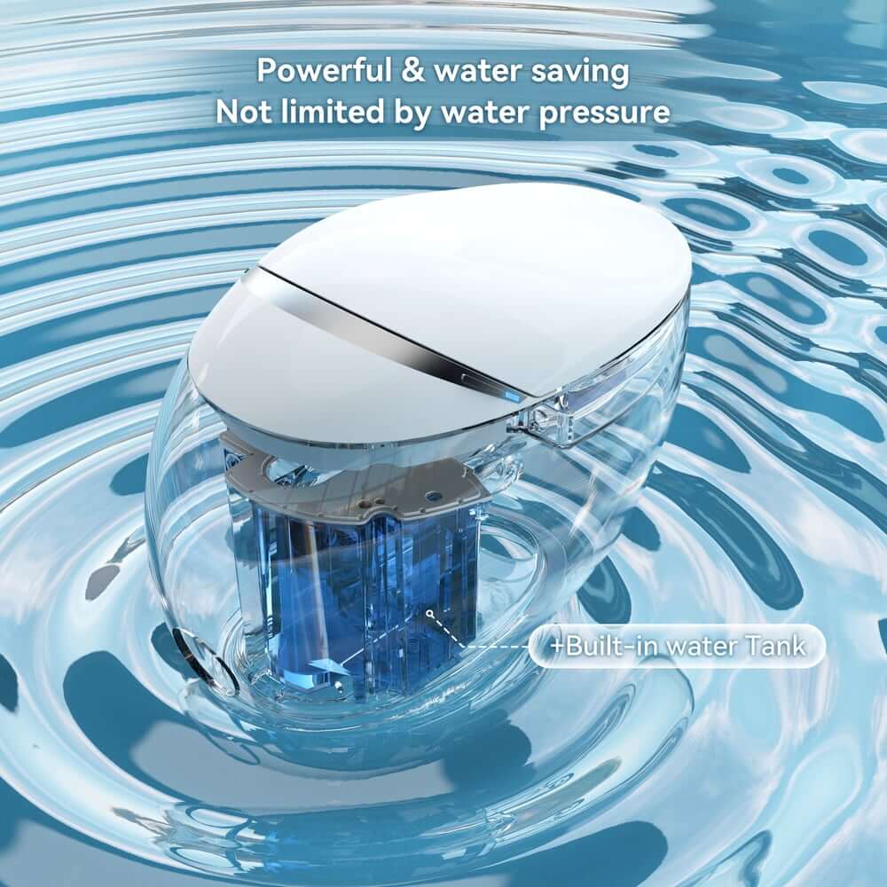 Smart One-Piece Toilet with Heated Seat and Dual Flush Technology