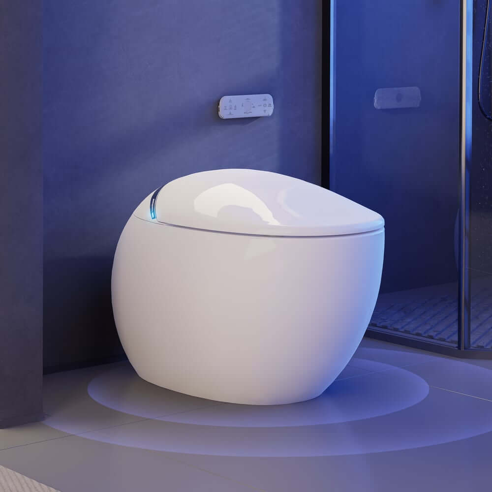 Smart One-Piece Toilet with Heated Seat and Dual Flush Technology Main Product Image