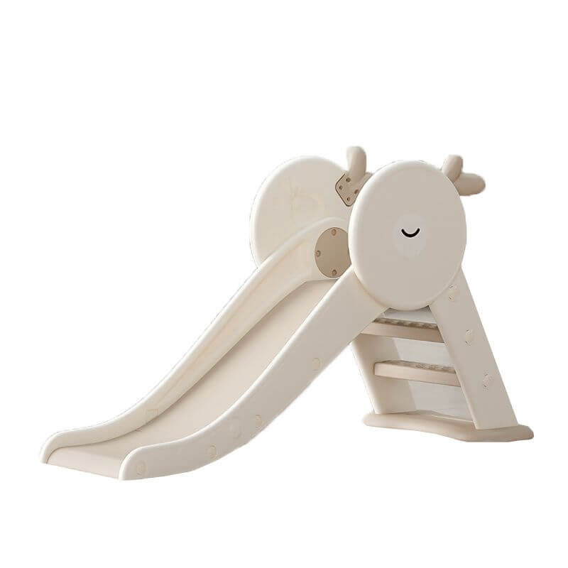 Space-Saving Freestanding Slide for Toddlers – Rounded Safety Edges & Minimalist Color Palette