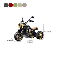 Stable Three-Wheel Ride-On with Realistic Bike Details Dimensions
