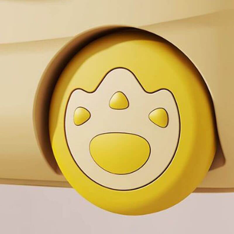 Stackable Animal-Shaped Plastic Toy Box with Wheels and Lid