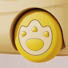 Stackable Animal-Shaped Plastic Toy Box with Wheels and Lid