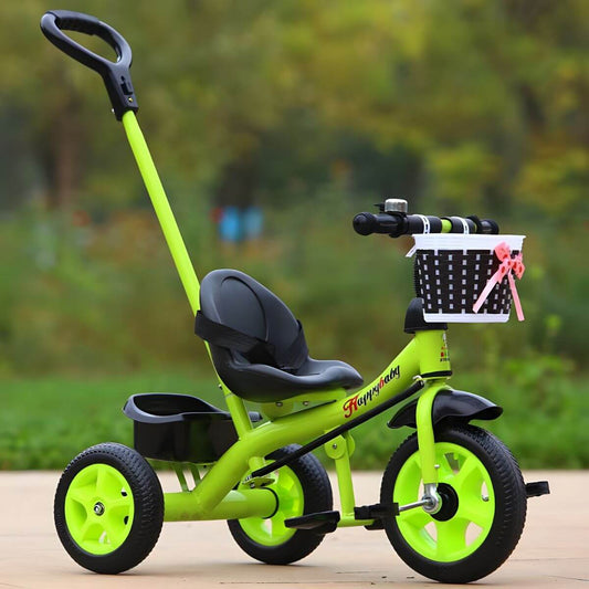 Sturdy No-Battery Tricycle for Ages 3+ – Durable Metal Frame with Comfort Seat