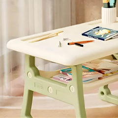 Toddler Activity Table Set with Rounded Corners and Under-Table Storage