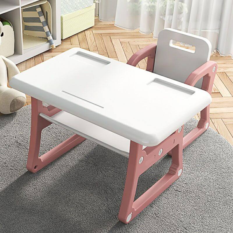 Toddler Activity Table Set with Rounded Corners and Under-Table Storage