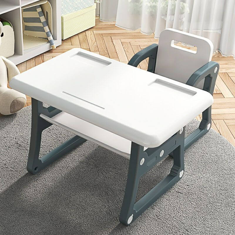 Toddler Activity Table Set with Rounded Corners and Under-Table Storage