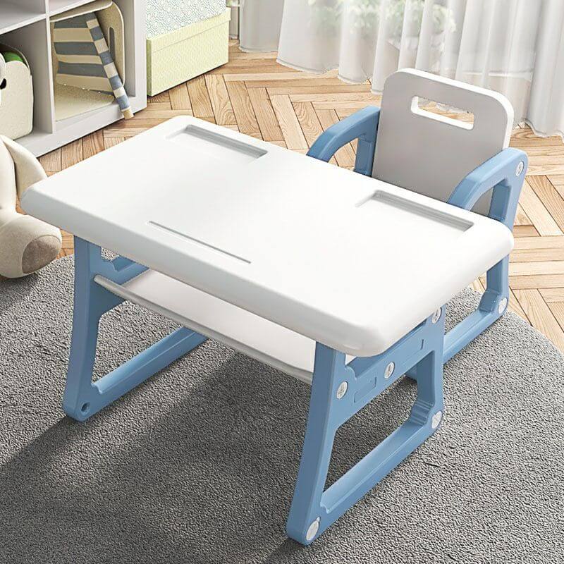 Toddler Activity Table Set with Rounded Corners and Under-Table Storage