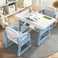 Toddler Activity Table Set with Rounded Corners and Under-Table Storage