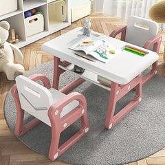 Toddler Activity Table Set with Rounded Corners and Under-Table Storage