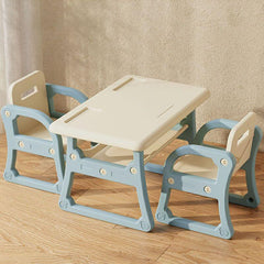 Toddler Activity Table Set with Rounded Corners and Under-Table Storage