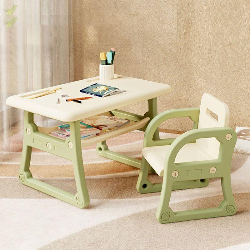 Toddler Activity Table Set with Rounded Corners and Under-Table Storage Main Product Image