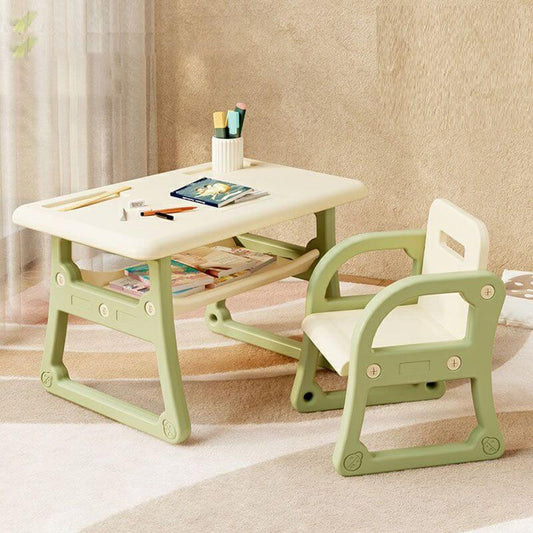 Toddler Activity Table Set with Rounded Corners and Under-Table Storage Main Product Image