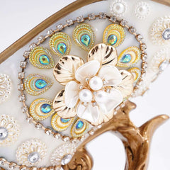 Traditional Gold Resin Wine Bottle Holder Rack