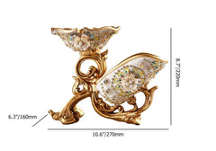 Traditional Gold Resin Wine Bottle Holder Rack Dimensions