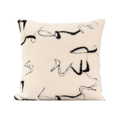 Velvet Abstract Throw Pillow Cover for Modern Decor