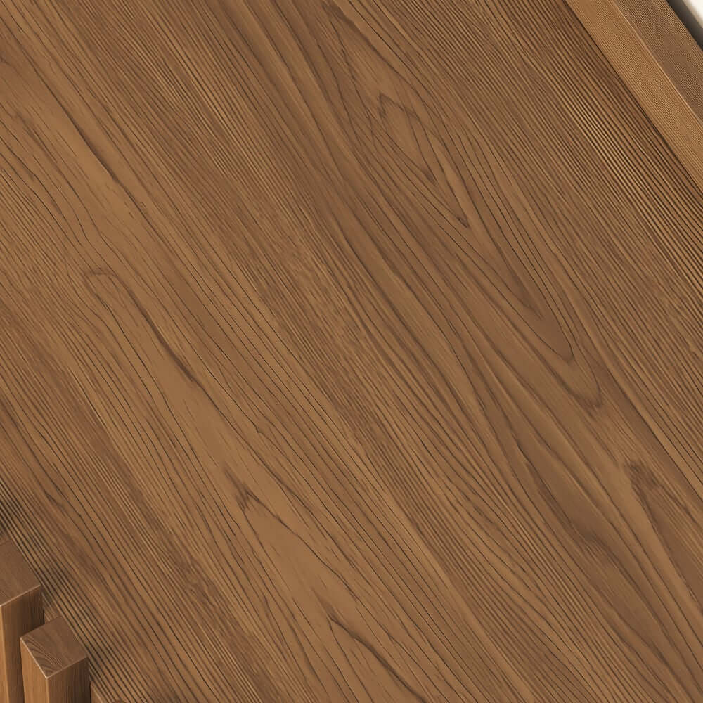 Walnut Japandi Style Freestanding Shoe Cabinet with Storage